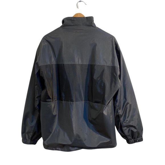 Black Waterproof Men’s Utility & Rain Jacket, Overcoat Sz. S / M (Outdoors) - Picture 2 of 8